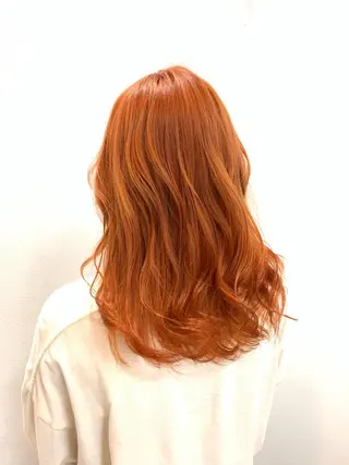 セミロング カラー i'll 未空のヘアスタイル