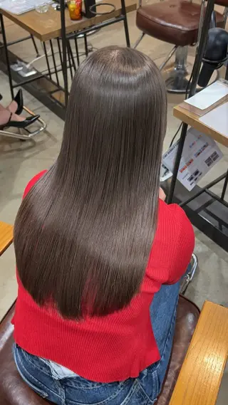 ロング nina🍀髪質改善 透明感カラー/梅田のヘアスタイル