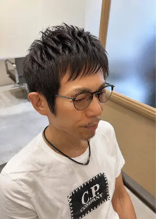 ショート メンズ 久木原 ゆりのヘアスタイル