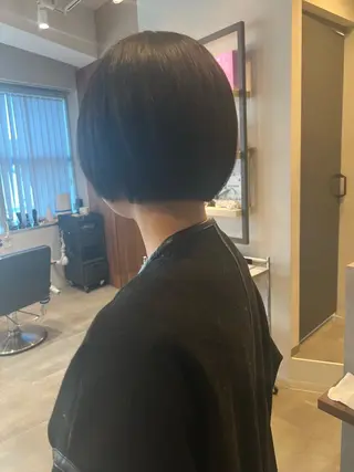 ショート 池田理紗/メンズ カット/ミニボブのヘアスタイル