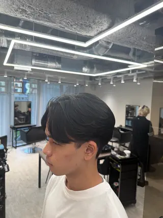 メンズ縮毛矯正 細谷碧海のヘアスタイル