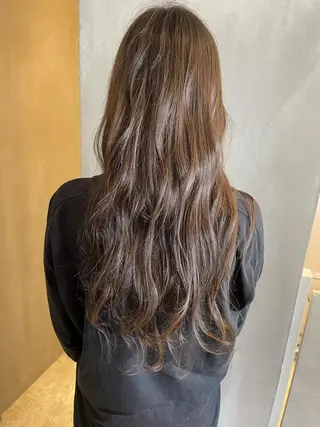 ロング 複雑履歴に対応ブリー チ無しダブルカラーのヘアスタイル