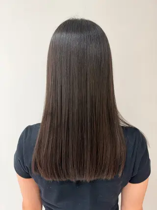 セミロング 松尾 怜奈のヘアスタイル