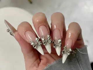 ロング ribbonnail miuのネイルデザイン