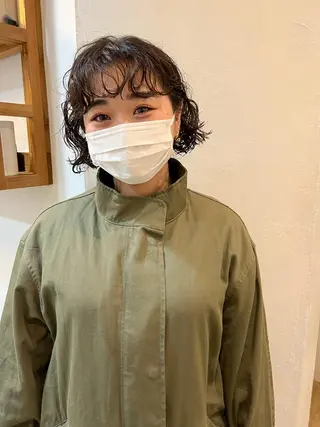 ショート パーマ ショート& パーマ　坂本のヘアスタイル