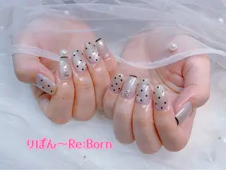ミディアム りぼん Re:Bonrのネイルデザイン