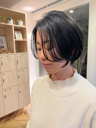 ショート en-te:堀 恵里那のヘアスタイル