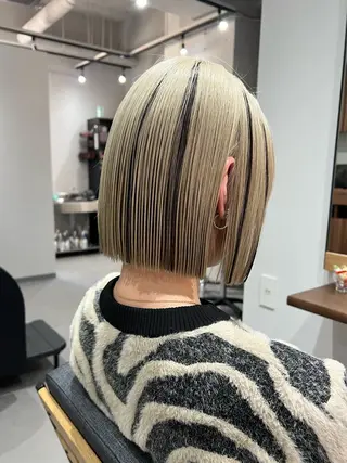 ミディアム 福井 采未のヘアスタイル