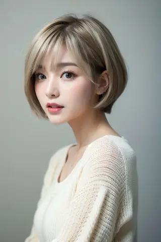ショート カラー 🌈髪質改善🌈 過去の1艶サラ体験✨のヘアスタイル