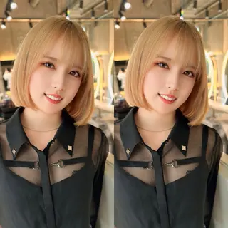 ミディアム ✨髪質改善特化✨副 店長椎葉信乃介のヘアスタイル
