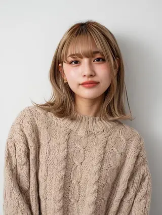 ミディアム ✂ショートボブ専門 津川里緒✨️のヘアスタイル