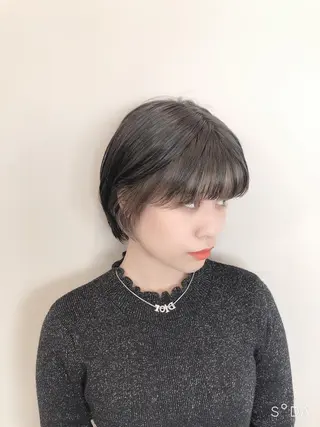 ショート カラー 関 京磨のヘアスタイル