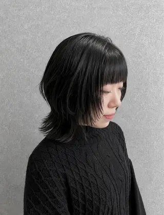 ミディアム 中山 柊佑のヘアスタイル