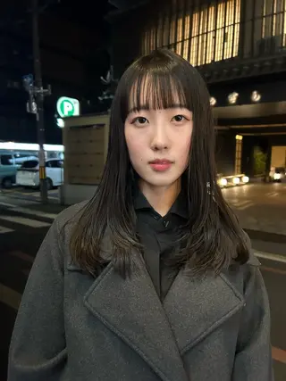 ロング 藤原 直希のヘアスタイル