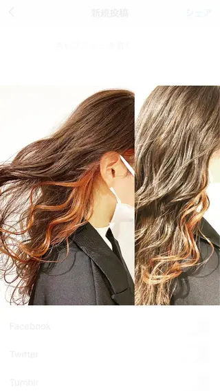 カラー 限定クーポン 💕大量更新ブリーチのヘアスタイル