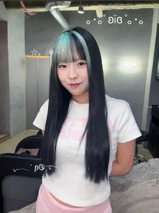 ロング カラー デザインカラー /rioのヘアスタイル