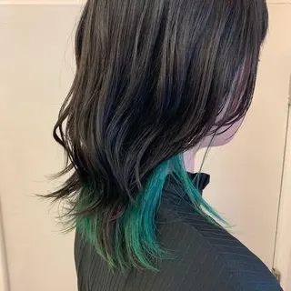 ミディアム 艶髪color💎髪 質改善ストレート大吉のヘアスタイル