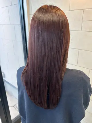 ミディアム カラー 韓国風透明感カラー✨ 播磨茉侑のヘアスタイル