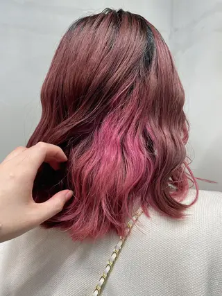ミディアム カラー ALLEN hair /まなのヘアスタイル