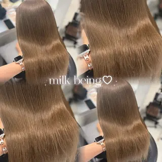 ロング レイヤー/ハイトーン 🤍reina🤍のヘアスタイル