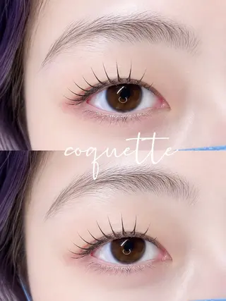 マツエク・マツパ coquette 関口美結のマツエク・マツパデザイン