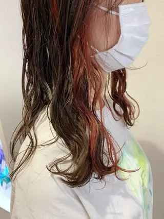 ロング カラー 蓮見友里 PiSTA／portのヘアスタイル