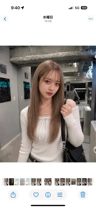 セミロング 酒井 剛喜のヘアスタイル