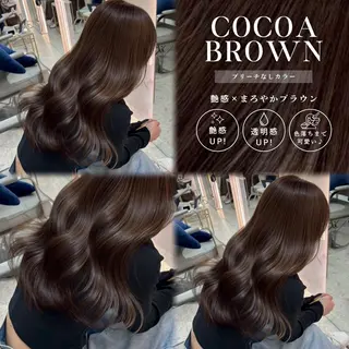 ロング 中岡 泉美のヘアスタイル