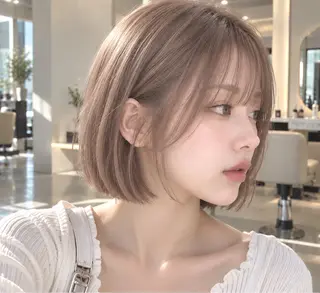 カラー 小川 萌瑚のヘアスタイル