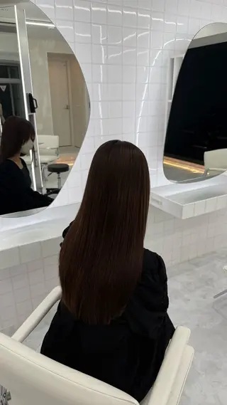 ロング カラー 透明感カラー 💋🩷りなのヘアスタイル