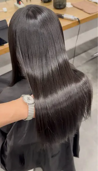 ロング パーマ 川井 英郁のヘアスタイル