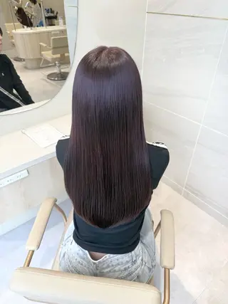 ロング カラー 透明感カラー🌿 グレージュ🐺陽介のヘアスタイル
