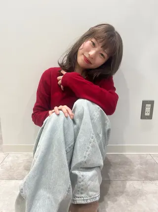 ミディアム cana 札幌レイヤースタイルのヘアスタイル