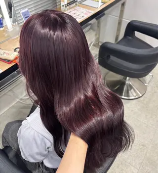 ロング miku/ラベンダー 透明感カラー🪻❤︎のヘアスタイル