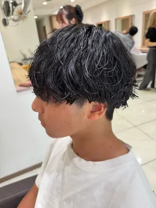 ショート パーマ メンズ メンズパーマ特化/ メッシュ/薫/店長のヘアスタイル