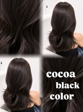 セミロング カラー 🤎韓国ヘア ベージュ まゆか🤎のヘアスタイル