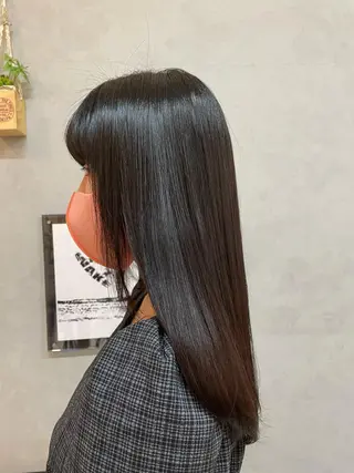ロング 中村 幸子のヘアスタイル