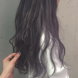 ロング カラー eri kinjoのヘアスタイル