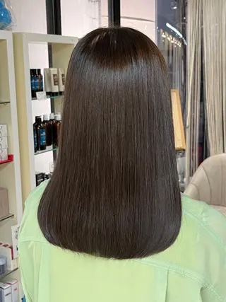 セミロング カラー 【髪質改善×カラー】 QUALIS沓掛貴浩のヘアスタイル