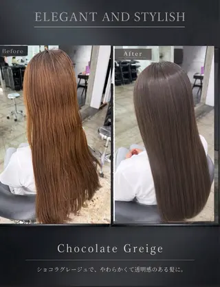 カラー 艶髪カラー🫧 髪質改善🪽あいとのヘアスタイル