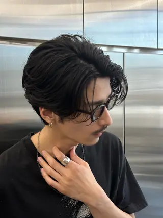 パーマ メンズ 安藤幹人 メンズパーマのヘアスタイル