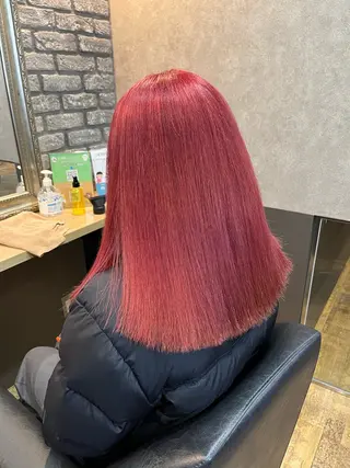 ロング カラー レイヤー/ショート/ 長岡　昂志のヘアスタイル