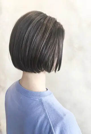 ショート カラー 中田 敏明のヘアスタイル