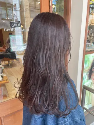 ロング カラー 清水 ちひろ ✄トップスタイリストのヘアスタイル
