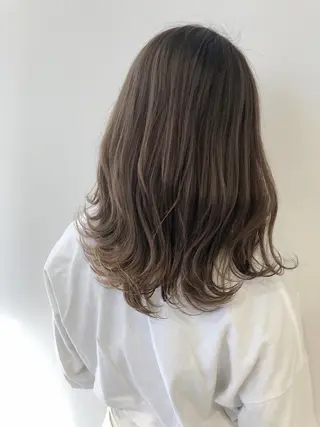 ロング カラー レイヤーカット 赤み消し　店長/大和のヘアスタイル