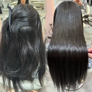 ロング カラー ヘアアレンジ 艶髪特化/矯正/ 髪質改善/吉田光佑のヘアスタイル