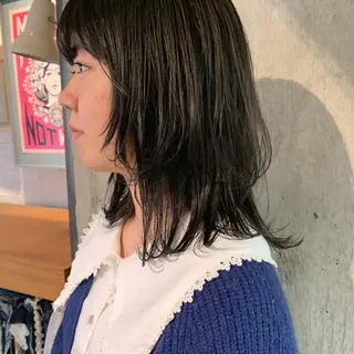 ミディアム kiyono ⭐︎ダブルカラーのヘアスタイル