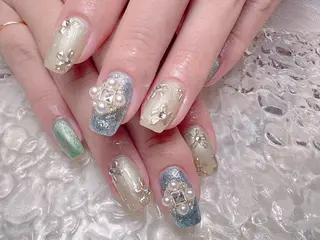 ネイル マジック ミラーのネイルデザイン