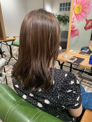 ロング カラー 韓国スタイル🇰🇷 annaのヘアスタイル