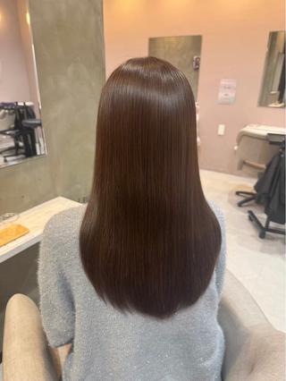 ロング 🖤韓国風カラー🩷 /ツヤ髪✨️はるかのヘアスタイル